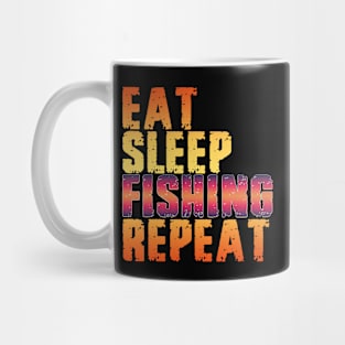 Eat Sleep Fishing Repeat Mug